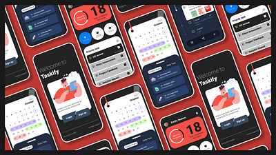 Taskify: Task management app UI branding graphic design logo ui