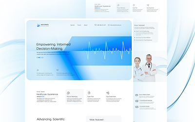 Healthcare Website Design design hospital website