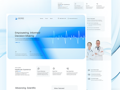 Healthcare Website Design design hospital website