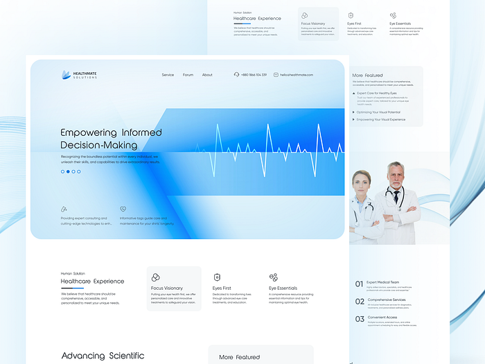 Hospital Website designs, themes, templates and downloadable graphic ...