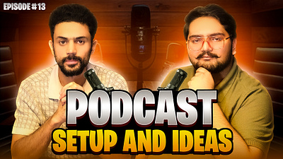 Podcast Thumbnail / Cover For Youtube attractive thumbnail best design cover cover design design podcast professional thumbnail social media social media design thumbnail thumbnail design youtube thumbnail