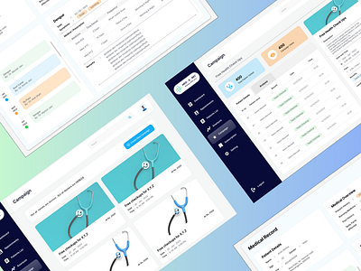 Medical - Doctor - Patient 2d 3d app blue branding design doctor graphic design illustration interaction design medical patient records software ui uiux website wireframe