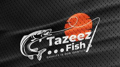 Tazeez Fish logo Design branding graphic design