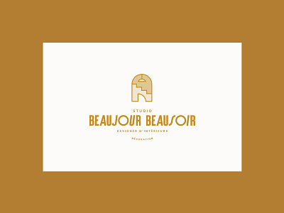 Studio Beaujour Beausoir - Business Card & Logo badge branding business card design graphic design identity illustration logo typography vector