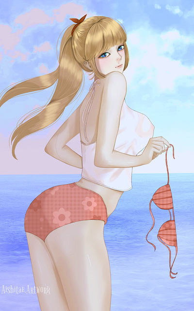 Sumner girl 2 anime animeart cutegirl illustration manga nsfw sexygirl summer summergirl
