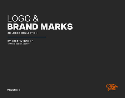 30 Logo & Brand Marks by Creative Snoop creative graphic designer icon inspirational logotype