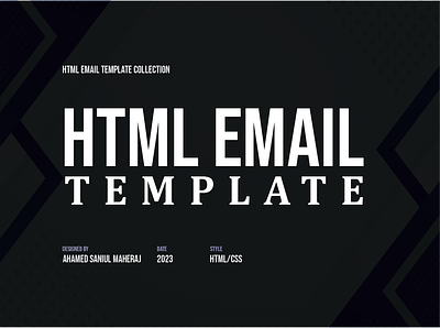 HTML email template design bootstrap branding css css3 email template emailmarketing graphic design html html5 javascript responsive ui ux