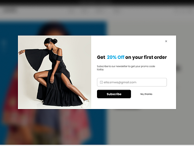 Pop-up Overlay dailyui16 design figma mobiledesign pop up overlay shop ui uiuxdesign uiuxdesigner ux webdesing