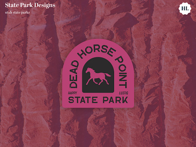 Moab, Utah Sticker Design dead horse state park design graphic design hiking illustration logo outdoors outdoors design public lands state parks utah utah design utah state vector