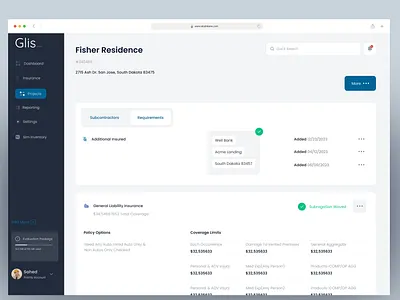 Insurance Projects- SAAS crm dashboard admin insurance admin saas insurance business insurance clean saas insurance dashboard insurance project insurance project admin insurance saas ksa minimal insurance saas saas admin saas projects web app