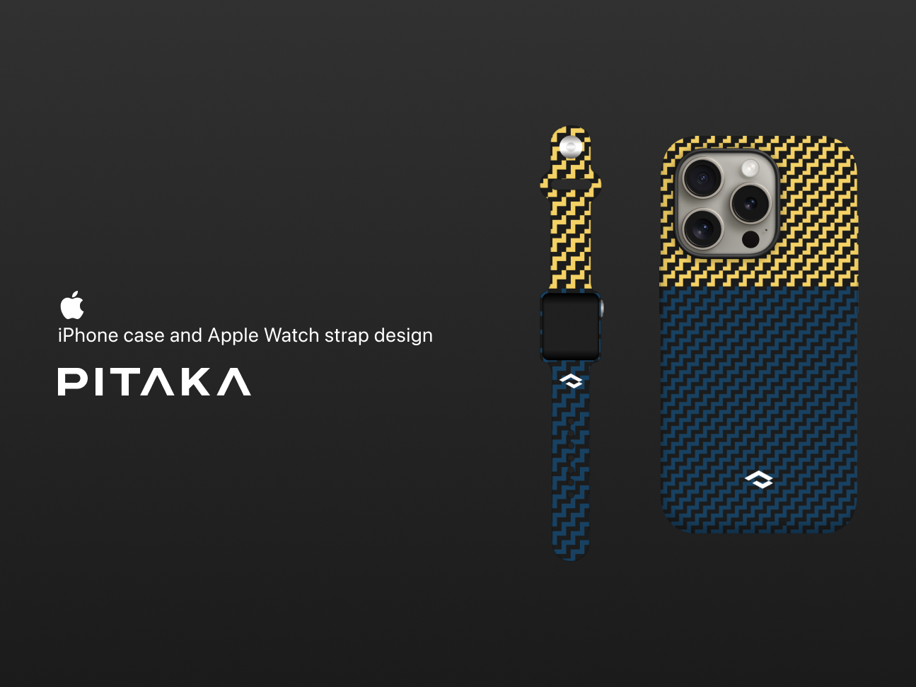 PITAKA iPhone case and Apple Watch strap design by Luke Smith Design on