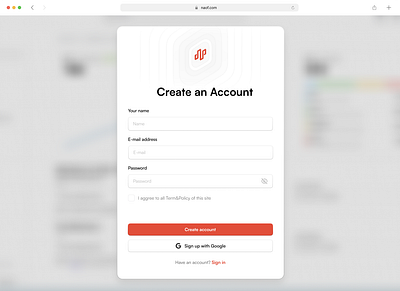 Sign up page dailyui signin signup ui ux web