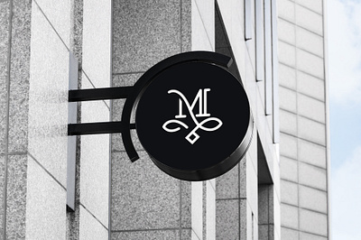 M Mark for beauty salon clean flourish logo logotype m letter m mark minimalist modern