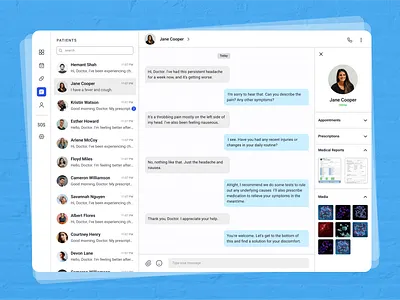 Direct Messaging dailyui dailyuichallenge design digitalhealth healthapp healthcaredesign healthtech patientengagement ui userexperience uxdesign
