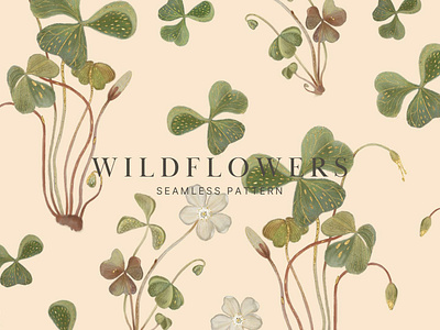 Wildflowers adobephotoshop botanical canva design fabric graphic design homedecor illustartion print seamlesspattern textil wallpaper watercolour wildflowers