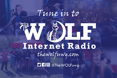 The WOLF Internet Radio apparel apparel design branding graphic design illustrator logo photoshop posters telecommunications