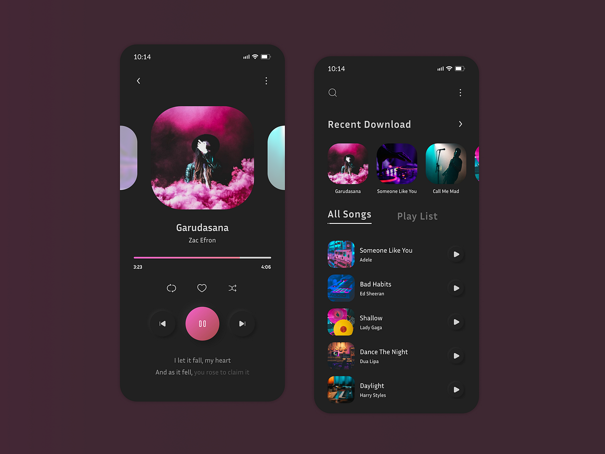 Music Player designs, themes, templates and downloadable graphic ...