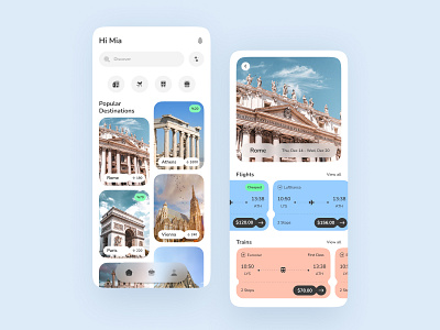 Travel app booking bus booking flight booking train bus card flight hotel hotel booking mobile product design ticket touring train travel travel app travel website trend trip ui