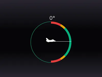 Angle of attack (AOA) Indicator - Department of Defense aerospace aircraft airplane app aviation b2b desktop flat flight government graphic design indicator minimal saas ui ui design ux ux design web web app