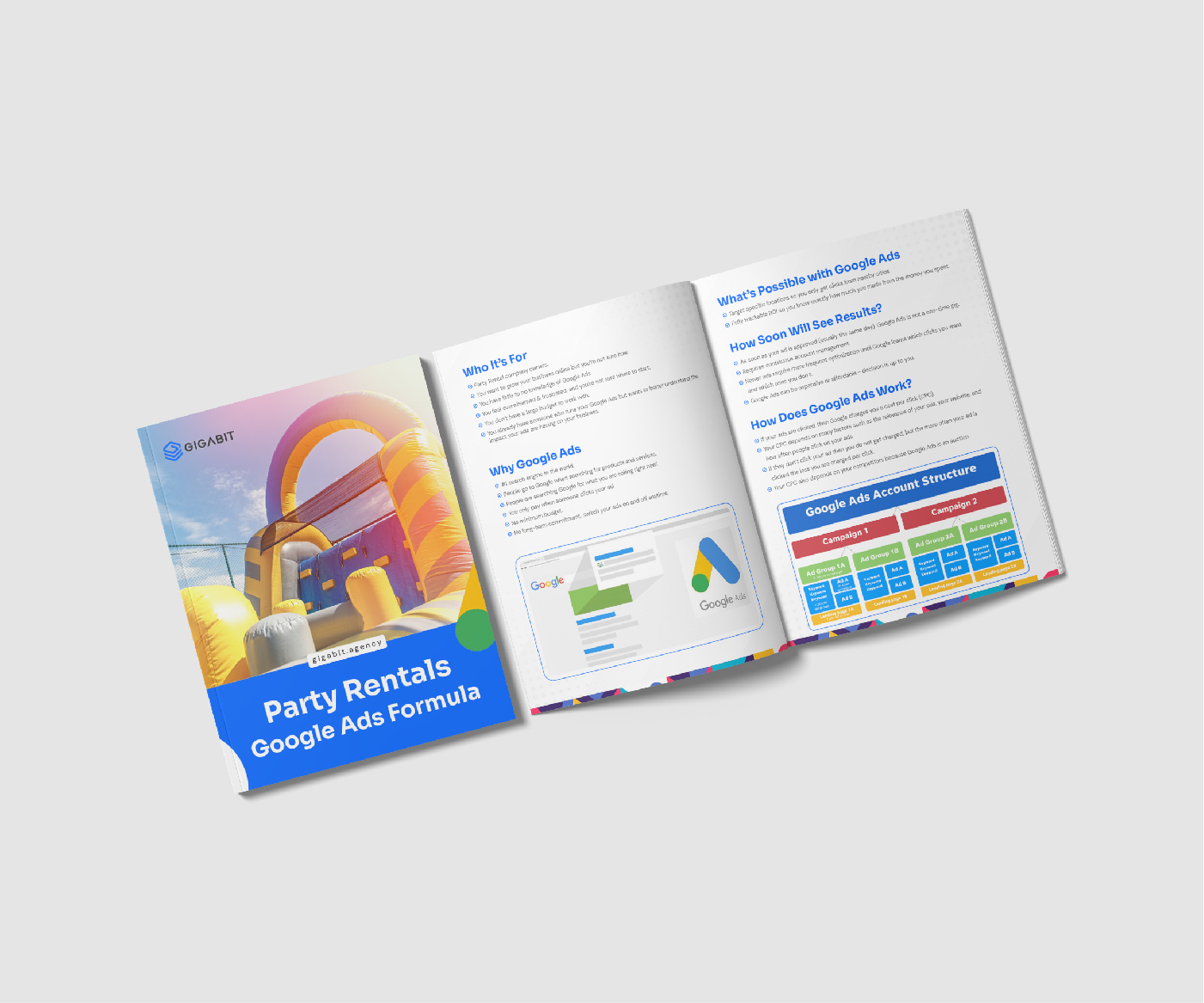 Party Rental Proposal Google Ads Formula ads ads formula branding brochure company profile layout magazine party rental party rental goole ads print proposal design