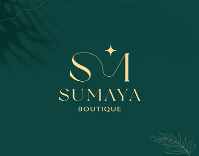SUMAYA BOUTIQUE Logo Design 3d animation boutique brand branding design graphic design illustration logo motion graphics typography ui ux vector