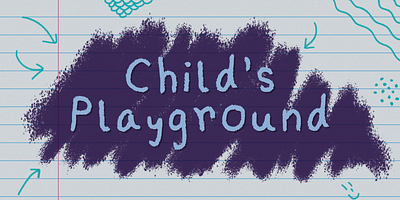 Child's Playground Font branding design font fonts fun graphic design logo marketing typography