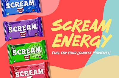 Scream Energy Bar design graphic design logo ui ux vector