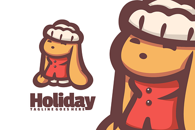 Holiday animal branding cute mascot design graphic design illustration logo ui vector