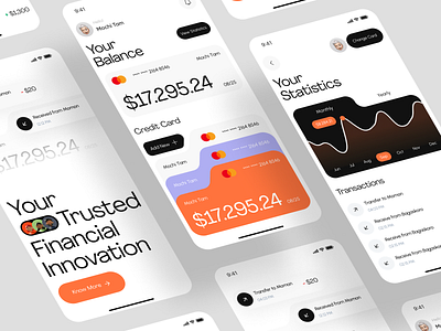 Alpinance - Finance Mobile App app app design bank app banking digital bank ewallet finance finance app finance mobile app mobile mobile app mobile app design money money management wallet