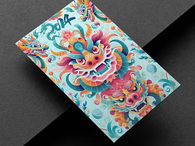 Chinese new year Dragon, dragon year 2024 新年龙年