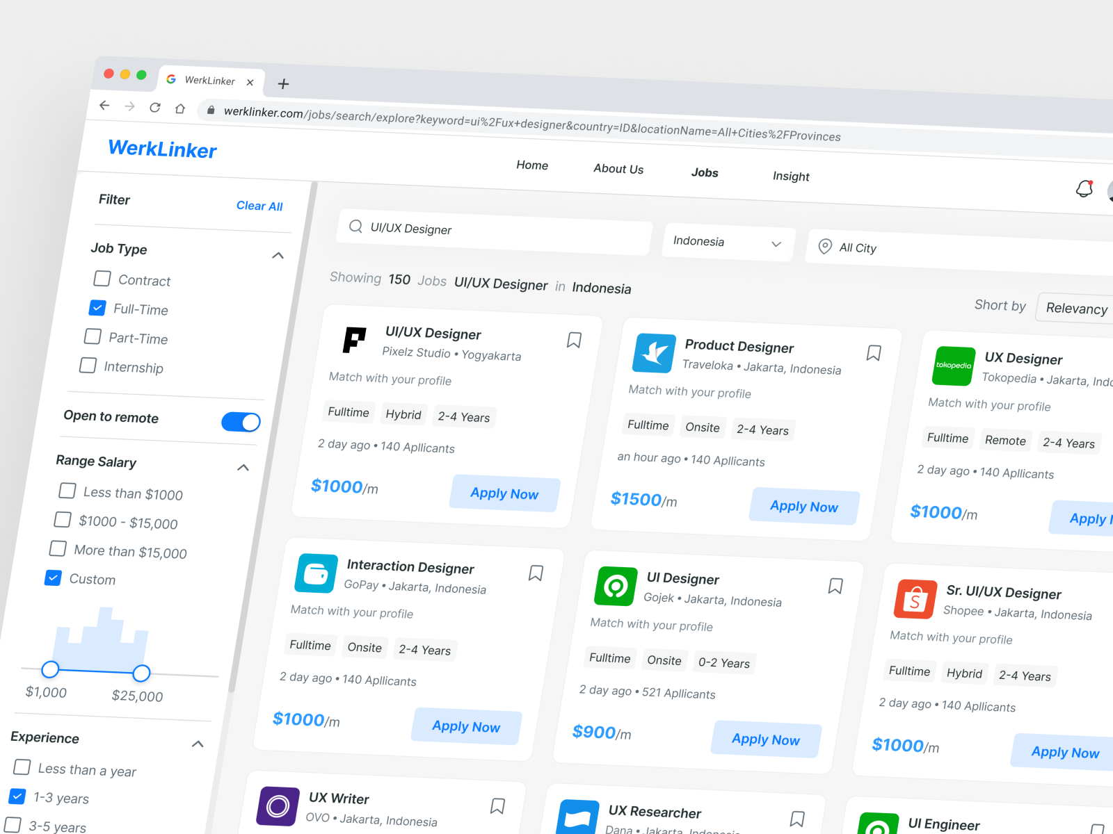 werklinker-job-finder-dashboard-by-pixelz-on-dribbble