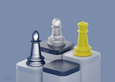 Bank illustration 3d bank blender branding chess finance fintech illustration product strtegy tinkoff ui