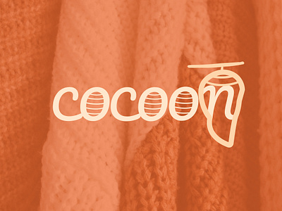 Cocoon Logo adobe illustrator branding design graphic design logo minimalis logo simple logo typography vector