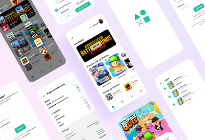 Top Up Gaming - Mobile Apps graphic design product design ui ux