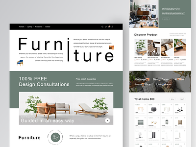 Furniture - web design add to cart chair decor e commerce e commerce template ecommerce shop furniture ikea interior landing page online shopping online store online store commerce shopify shopping cart sofa store web web design website