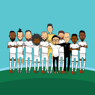 Football Team Player #1 animation branding design flat football graphic design illustration mascot motion graphics vector