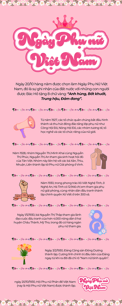 Happy Vietnamese Women's Day design graphic design illustration motion graphics