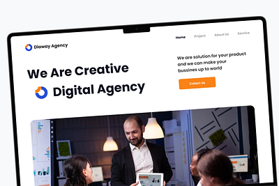 Creative Digital Agency 3d agency animation branding design graphic design illustration landiingpage logo motion graphics typography ui uiux ux vector webdesign
