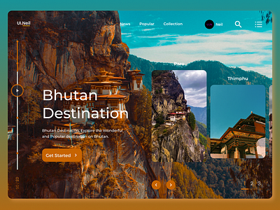 Bhutan Web Design 3d animation app appdesign branding design graphic design illustration logo motion graphics ui uidesign ux uxdesign