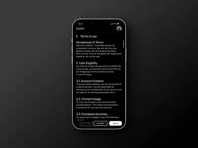 Daily ui 088 terms of use animation graphic design logo ui