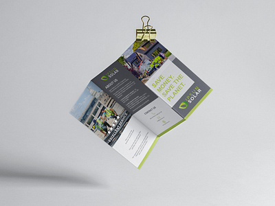 Ipsun Solar Brochure 11 3 panel brochure 8.5 brochure print media product design trifold zfold