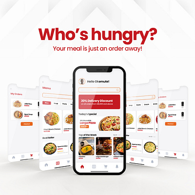 Restaurant App app design food app graphic design restaurant app ui uiux