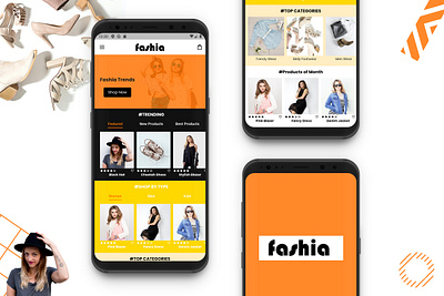 Fashia Fashion eCommerce Mobile App Design app design design ecommerce app design ecommerce mobile app development fashion app design fashion clothing app fashion ecommerce design mobile app design mobile ecommerce ui