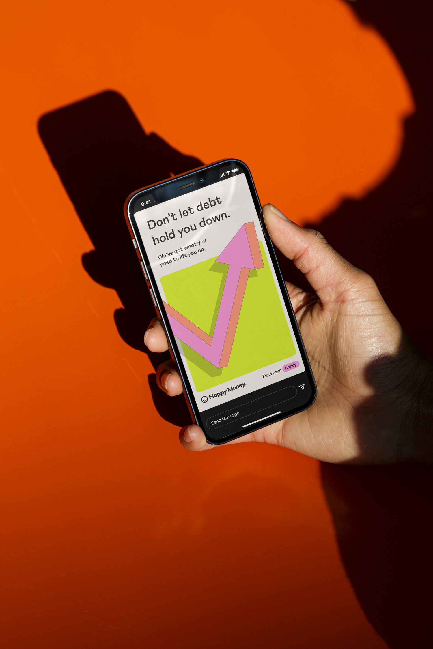 Don't let debt hold you down. design graphic design illustration