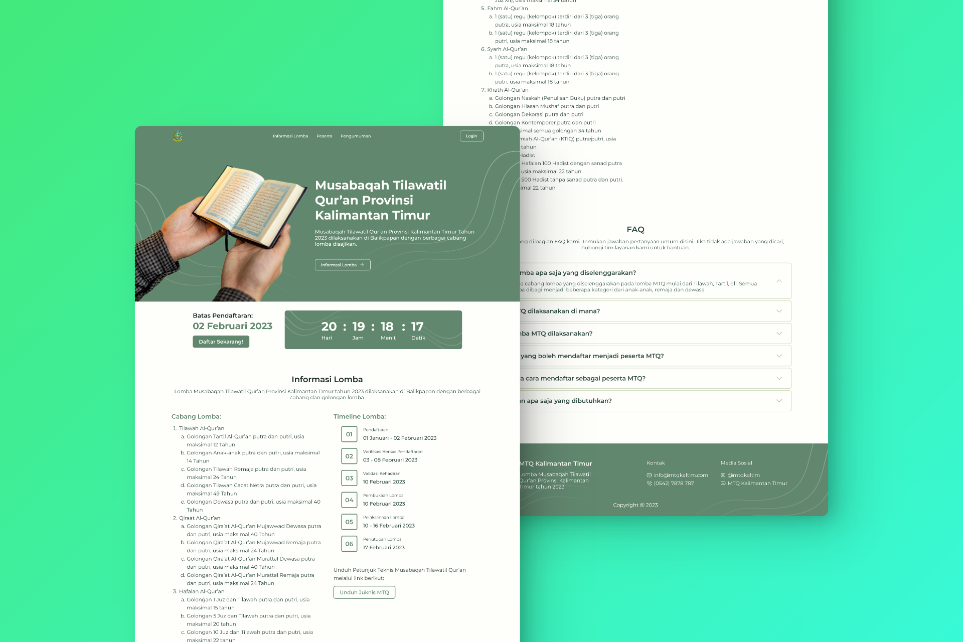 Example of Word Press Website Design & Development