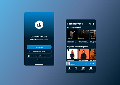 Music App UI Design app app design dailyui design figma flat flat design minimal mobile mobile app modern music ui ui design uidesign uiux ux ux design uxdesign uxui