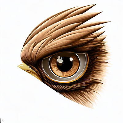 Hawk Eye | Sharp Vision | tracingflock ai art community aiart artificial intelligence dalle 2 drawing graphic design hawk eye illustration sketch tracingflock