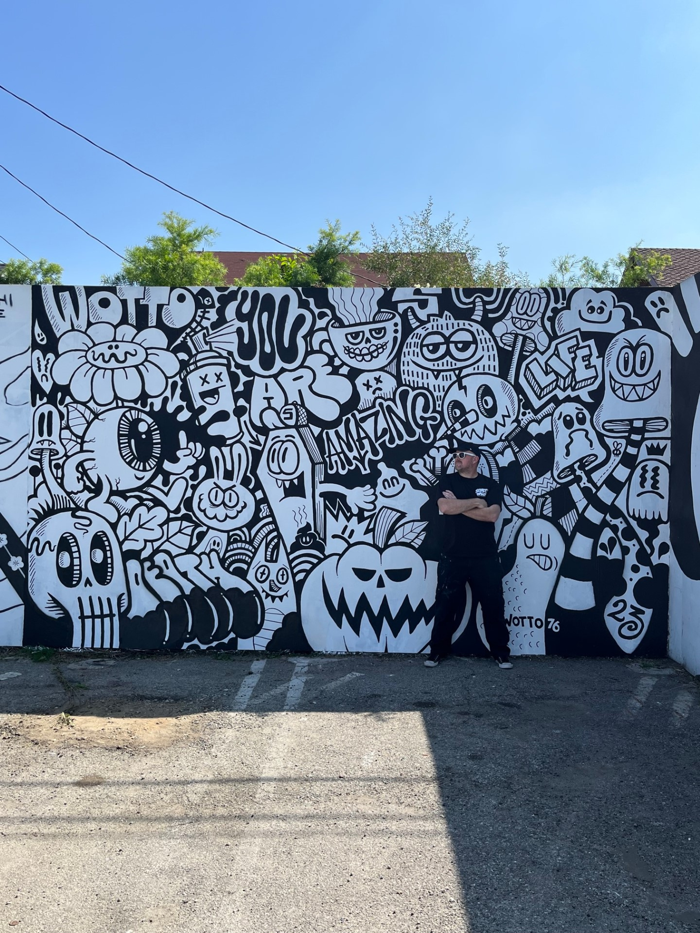 Secret Walls Mural characters los angeles mural mural artist murals painting secret walls wall art wall painting wotto