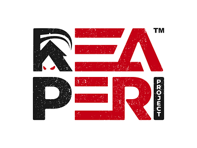 R for Reaper Project apparel brand branding clothing brand design graphic design illustration logo logodesign logodesigns reaper vector