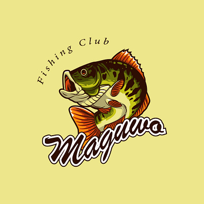 maguwo fishing club logo illustration club fishing hobbies logo logo illustration